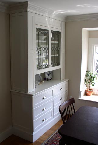 Delgreco Design | China Cabinets | Leaded Glass China Cabinet